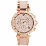 Shop Authentic Michael Kors Parker Pink Dial Two Tone Steel Strap Watch for Women - MK5896 - Luxxuri