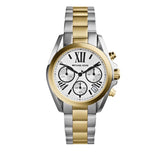  Shop Authentic Michael Kors Bradshaw Chronograph Silver Dial Two Tone Steel Strap Watch For Women - MK5912 - Luxxuri
