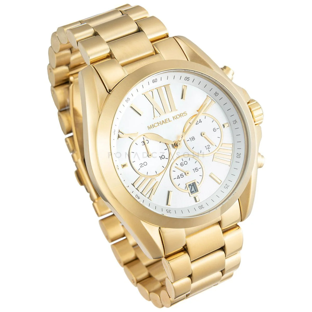 Shop Authentic Michael Kors Bradshaw Chronograph White Dial Gold Steel Strap Watch For Women - MK6266 - Luxxuri
