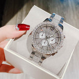  Shop Authentic Michael Kors Layton Chronograph Silver Dial Silver Steel Strap Watch For Women - MK6976 - Luxxuri