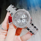  Shop Authentic Michael Kors Layton Chronograph Silver Dial Silver Steel Strap Watch For Women - MK6976 - Luxxuri