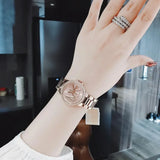  Shop Authentic Michael Kors Camille Three Hand Rose Gold Dial Rose Gold Steel Strap Watch For Women - MK7197 - Luxxuri