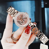  Shop Authentic Michael Kors Camille Three Hand Rose Gold Dial Rose Gold Steel Strap Watch For Women - MK7197 - Luxxuri