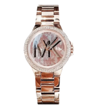  Shop Authentic Michael Kors Camille Three Hand Rose Gold Dial Rose Gold Steel Strap Watch For Women - MK7197 - Luxxuri