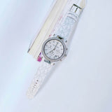  Shop Authentic Michael Kors Parker Chronograph White Dial White Leather Strap Watch For Women - MK7226 - Luxxuri