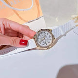 Shop Authentic Michael Kors Mini Pilot Quartz Silver Dial White Silicone Strap Watch For Women - MK7372 - Luxxuri