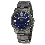  Shop Authentic Michael Kors Paxton Analog Blue Dial Grey Steel Strap Watch For Men - MK8499 - Luxxuri