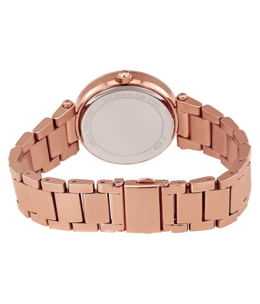  Shop Authentic Michael Kors Parker Rose Gold Dial Steel Strap Watch for Women - MK6470 - Luxxuri