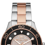 Shop Authentic Michael Kors Runway Quartz Black Dial Two Tone Steel Strap Watch For Women - MK6960 - Luxxuri