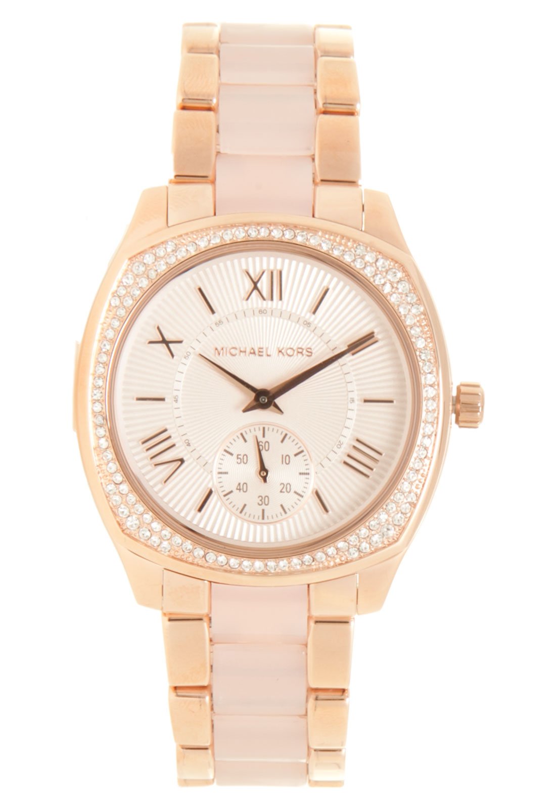  Shop Authentic Michael Kors Bryn Rose Gold Dial Two Tone Steel Strap Watch for Women - MK6135 - Luxxuri