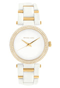  Shop Authentic Michael Kors Delray Rose Gold Dial White Steel Strap Watch for Women - MK4315 - Luxxuri