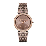  Shop Authentic Michael Kors Darci Quartz Brown Dial Brown Steel Strap Watch For Women - MK3416 - Luxxuri