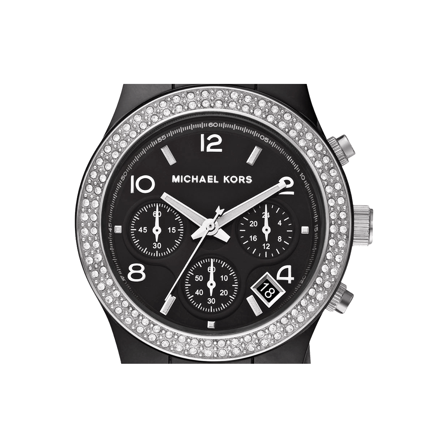  Shop Authentic Michael Kors Ceramic Black Dial Black Steel Strap Watch for Women - MK5388 - Luxxuri