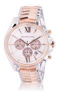  Shop Authentic Michael Kors Whitney Chronograph Silver Dial Two Tone Steel Strap Watch For Women - MK7225 - Luxxuri