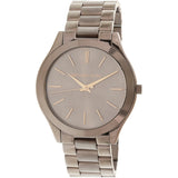  Shop Authentic Michael Kors Runway Quartz Brown Dial Brown Steel Strap Watch For Women - MK3418 - Luxxuri