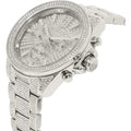  Shop Authentic Michael Kors Wren Chronograph Crystals Silver Dial Silver Steel Strap Watch For Women - MK6317 - Luxxuri