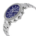  Shop Authentic Michael Kors Parker Chronograph Blue Dial Silver Steel Strap Watch for Women - MK6117 - Luxxuri