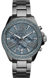  Shop Authentic Michael Kors Wren Chronograph Quartz Blue Dial Grey Steel Strap Watch For Women - MK6097 - Luxxuri