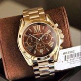  Shop Authentic Michael Kors Bradshaw Brown Dial Gold Steel Strap Watch for Women - MK5502 - Luxxuri