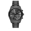  Shop Authentic Michael Kors Lexington Chronograph Black Dial Black Steel Strap Watch for Men - MK9154 - Luxxuri