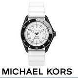  Shop Authentic Michael Kors Maritime Analog White Dial White Silicone Strap Watch for Men - MK9159 - Luxxuri