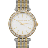  Shop Authentic Michael Kors Darci Silver Dial Two Tone Stainless Steel Strap Watch for Women - MK3215 - Luxxuri