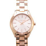  Shop Authentic Michael Kors Slim Runway Rose Gold Dial Rose Gold Steel Strap Watch for Women - MK3513 - Luxxuri