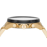  Shop Authentic Michael Kors Brecken Chronograph Black Dial Gold Steel Strap Watch For Men - MK8848 - Luxxuri