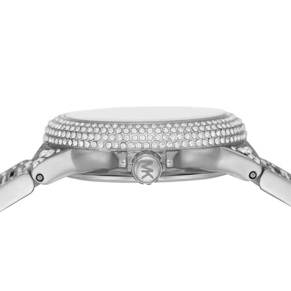  Shop Authentic Michael Kors Camille Multifunction Crystals Silver Dial Silver Steel Strap Watch For Women - MK6996 - Luxxuri