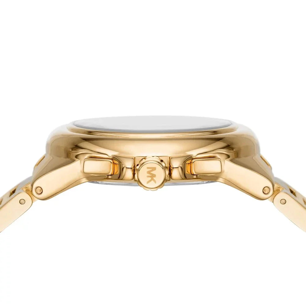  Shop Authentic Michael Kors Camille Chronograph White Dial Gold Steel Strap Watch For Women - MK7270 - Luxxuri