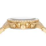  Shop Authentic Michael Kors Everest Chronograph Crystals Gold Dial Gold Steel Strap Watch For Women - MK7254 - Luxxuri