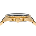Michael Kors Everest Chronograph Black Dial Two Tone Steel Strap Watch For Men - MK8979