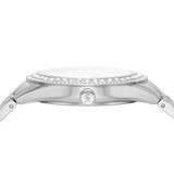  Shop Authentic Michael Kors Harlowe Three-Hand Quartz Silver Dial Silver Steel Strap Watch For Women - MK4708 - Luxxuri