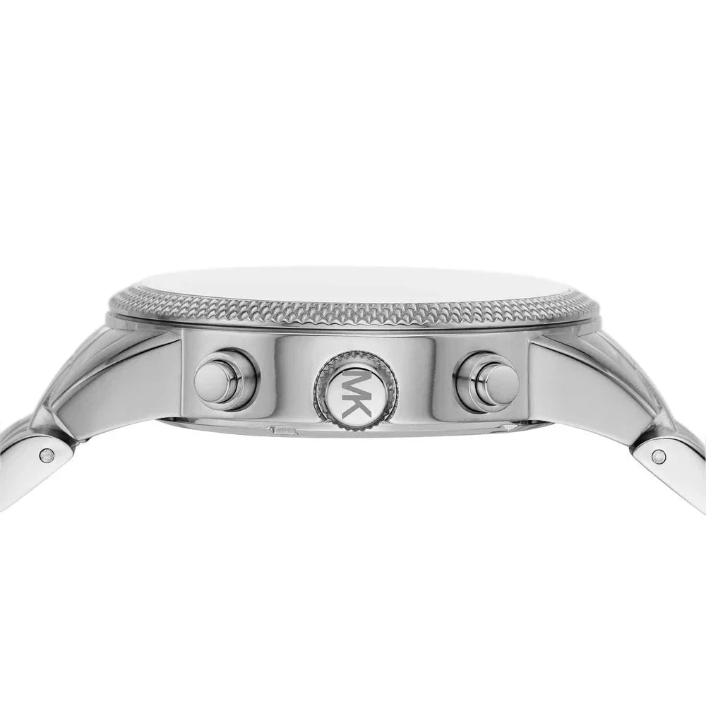  Shop Authentic Michael Kors Hutton Chronograph Blue Dial Blue Steel Strap Watch For Men - MK8952 - Luxxuri