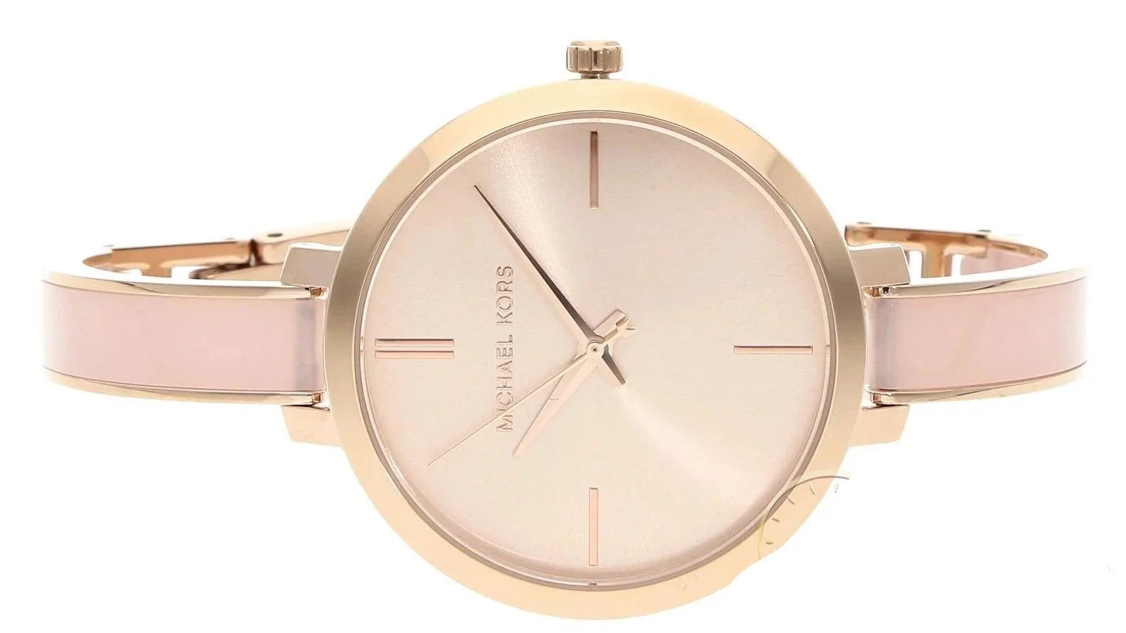  Shop Authentic Michael Kors Jaryn Analog Gold Dial Pink Steel Strap Watch For Women - MK4343 - Luxxuri