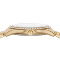  Shop Authentic Michael Kors Lauryn Quartz Mother of Pearl Gold Dial Gold Steel Strap Watch For Women - MK4490 - Luxxuri