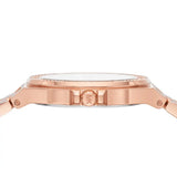  Shop Authentic Michael Kors Lennox Three Hand Silver Dial Rose Gold Steel Strap Watch For Women - MK7279 - Luxxuri