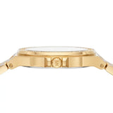  Shop Authentic Michael Kors Lennox Three-Hand Silver Dial Gold Steel Strap Watch For Women - MK7278 - Luxxuri