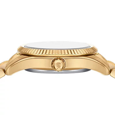  Shop Authentic Michael Kors Lexington Three Hand Blue Dial Gold Steel Strap Watch for Women - MK4813 - Luxxuri