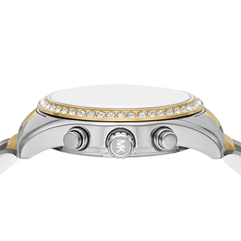  Shop Authentic Michael Kors Lexington Chronograph Green Dial Two Tone Steel Strap Watch For Women - MK7303 - Luxxuri