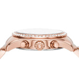  Shop Authentic Michael Kors Lexington Chronograph Red Dial Rose Gold Steel Strap Watch For Women - MK7275 - Luxxuri