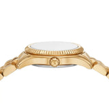  Shop Authentic Michael Kors Lexington Pave Three-Hand Green Dial Gold Steel Strap Watch for Women - MK4842 - Luxxuri