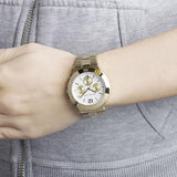  Shop Authentic Michael Kors Wyatt Chronograph White Dial Gold Steel Strap Watch For Women - MK5933 - Luxxuri