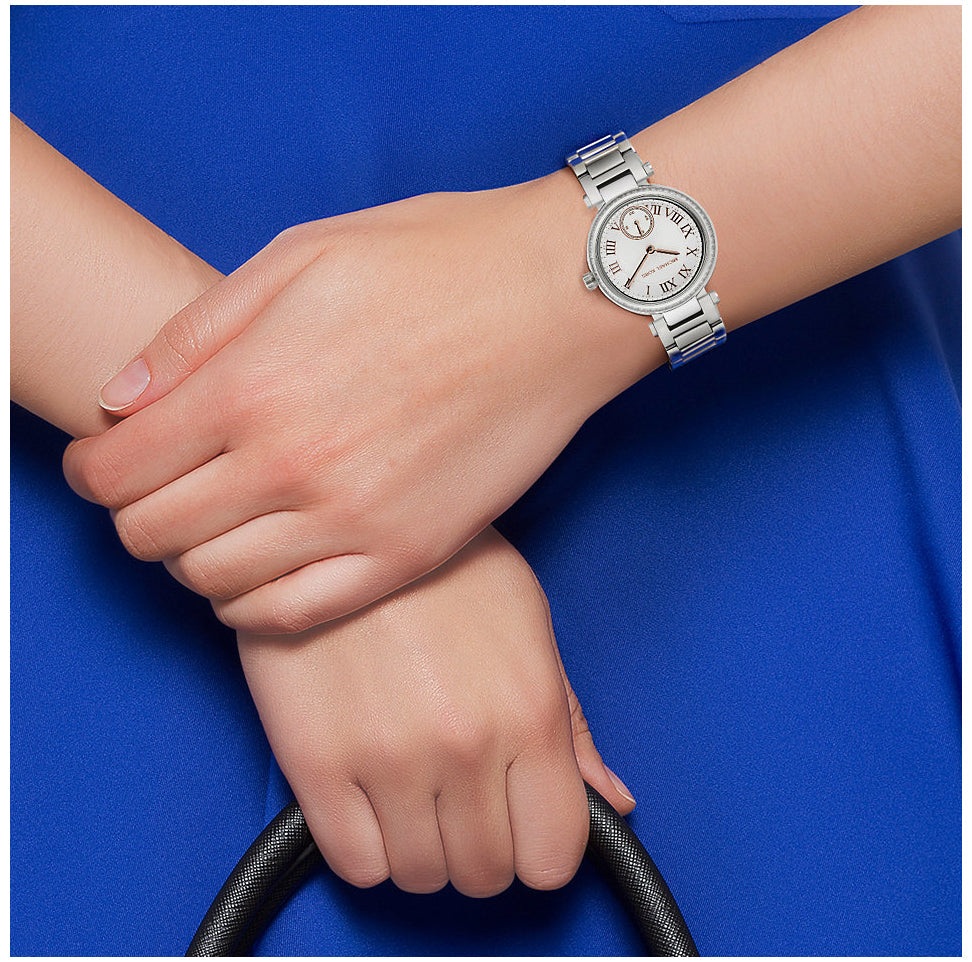  Shop Authentic Michael Kors Skylar Quartz White Dial Silver Steel Strap Watch For Women - MK5970 - Luxxuri