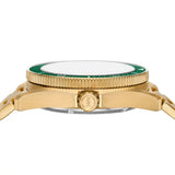  Shop Authentic Michael Kors Maritime Analog Green Dial Gold Steel Strap Watch for Men - MK9162 - Luxxuri