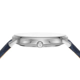  Shop Authentic Michael Kors Pyper Quartz Silver Dial Blue Leather Strap Watch For Women - MK7244 - Luxxuri