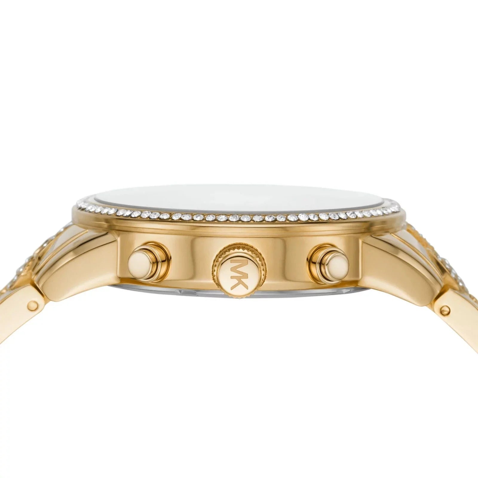  Shop Authentic Michael Kors Ritz Chronograph Gold Dial Gold Steel Strap Watch For Women - MK6937 - Luxxuri