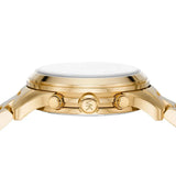  Shop Authentic Michael Kors Runway Chronograph Gold Dial Gold Steel Strap Watch For Women - MK7323 - Luxxuri