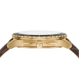  Shop Authentic Michael Kors Runway Quartz Black Dial Brown Leather Strap Watch For Women - MK6979 - Luxxuri