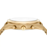  Shop Authentic Michael Kors Slim Runway Chronograph Black Dial Gold Mesh Strap Watch For Men - MK9057 - Luxxuri